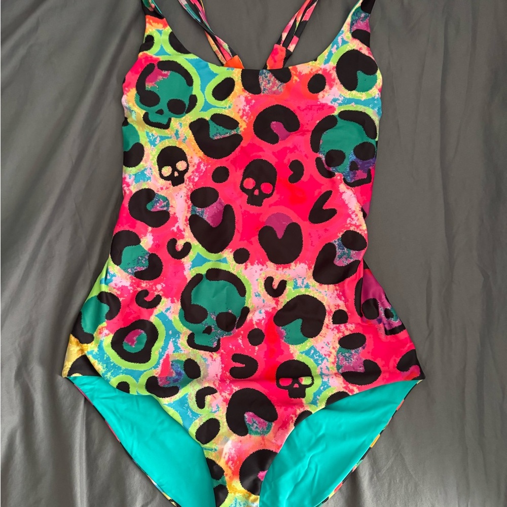 NWT Exoticathletica Reversible one piece size XXL